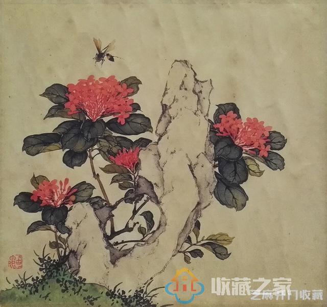 王梦白《居廉草虫册》手卷